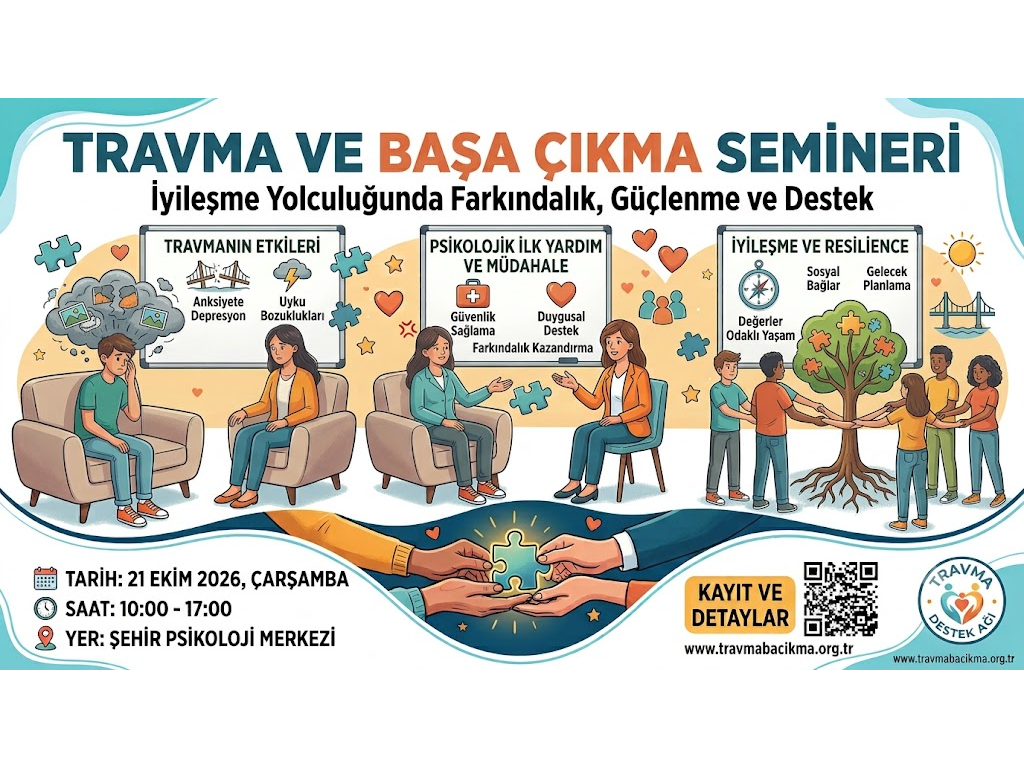 Post Travmatik Kişilik Bozukluğu Semineri afişi