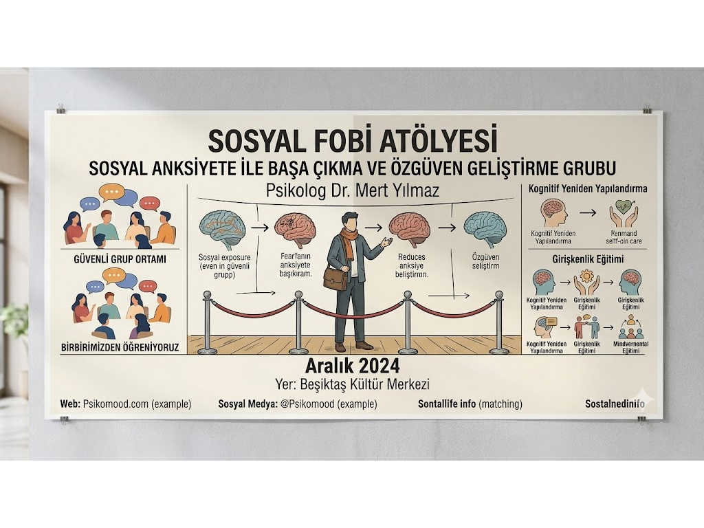 Sosyal Fobi Atölyesi afişi